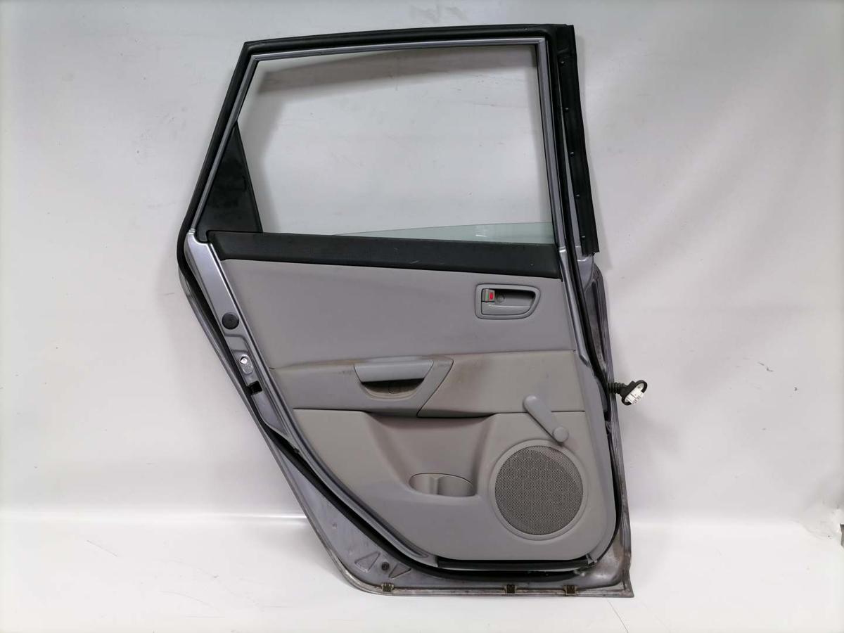 Mazda 3 BK original T&uuml;r hinten links graumetallic 5-t&uuml;rig Flie&szlig;heck Rohbau Bj.2004